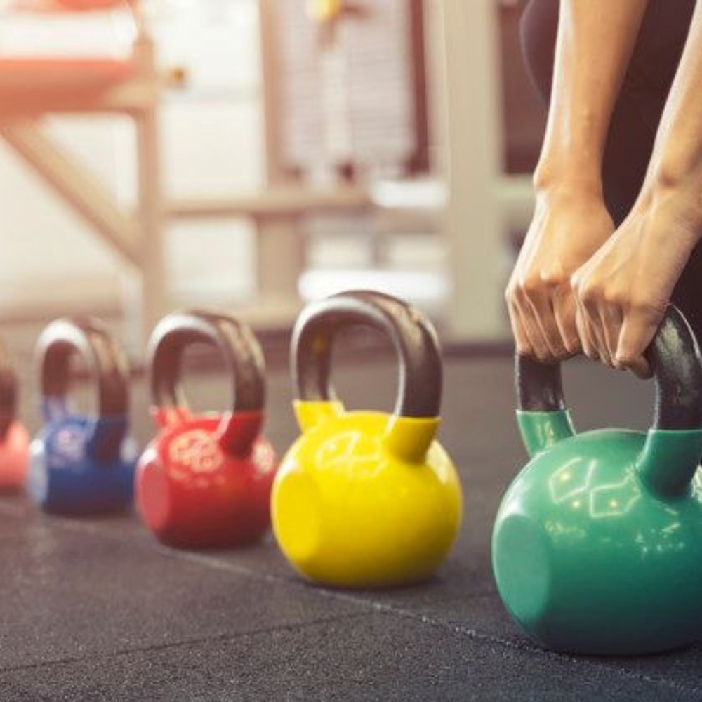 Cast Iron Kettlebell Weight, 15 lb