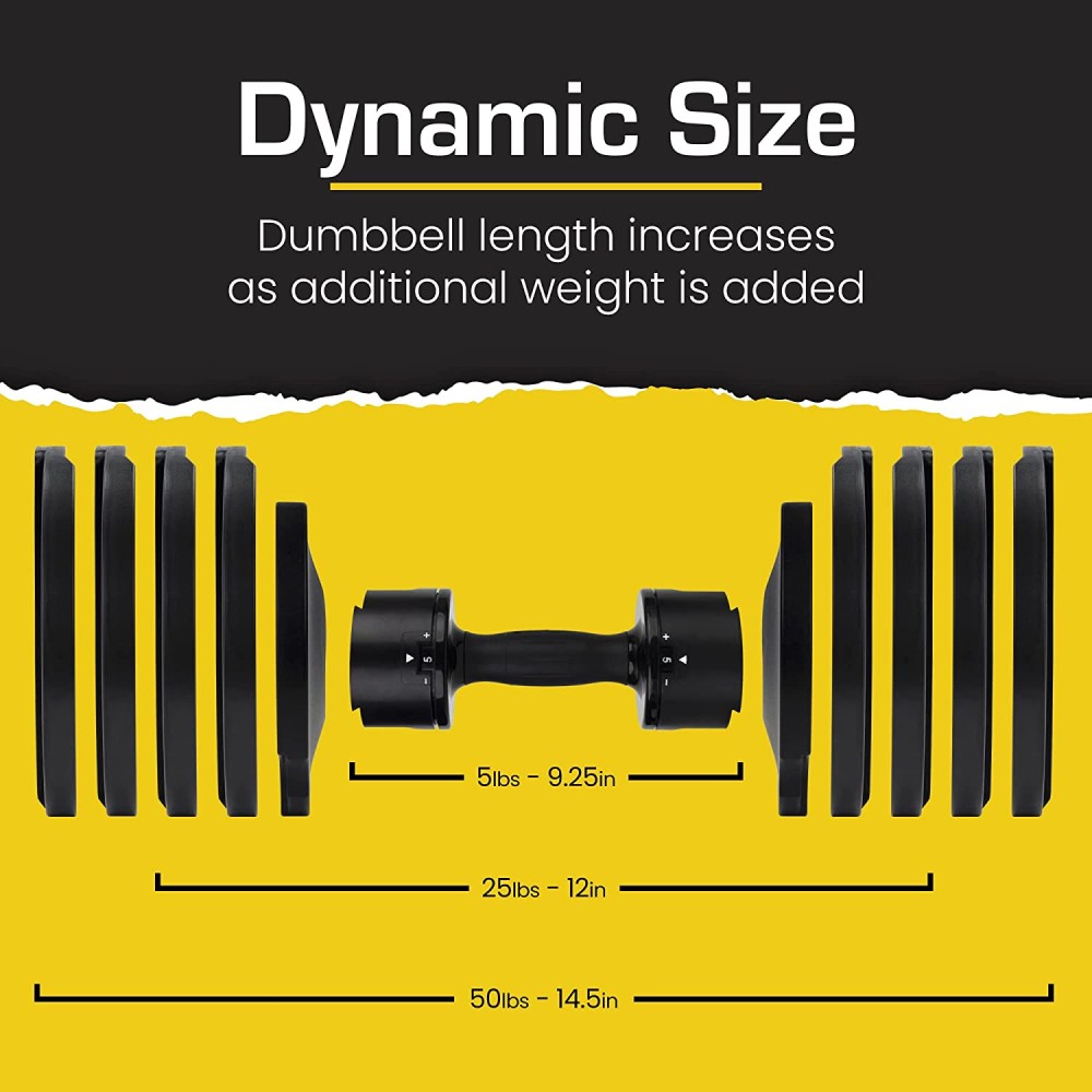 Adjustable Dumbbell Weight Set: image 3